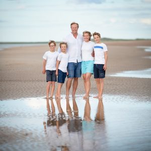family photoshoot at Brancaster beach in Norfolk