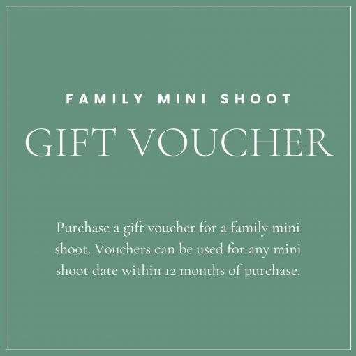 family mini shoot gift voucher