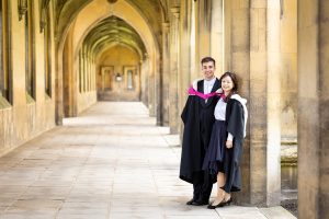 Graduation photoshoot at St John College Cambridge